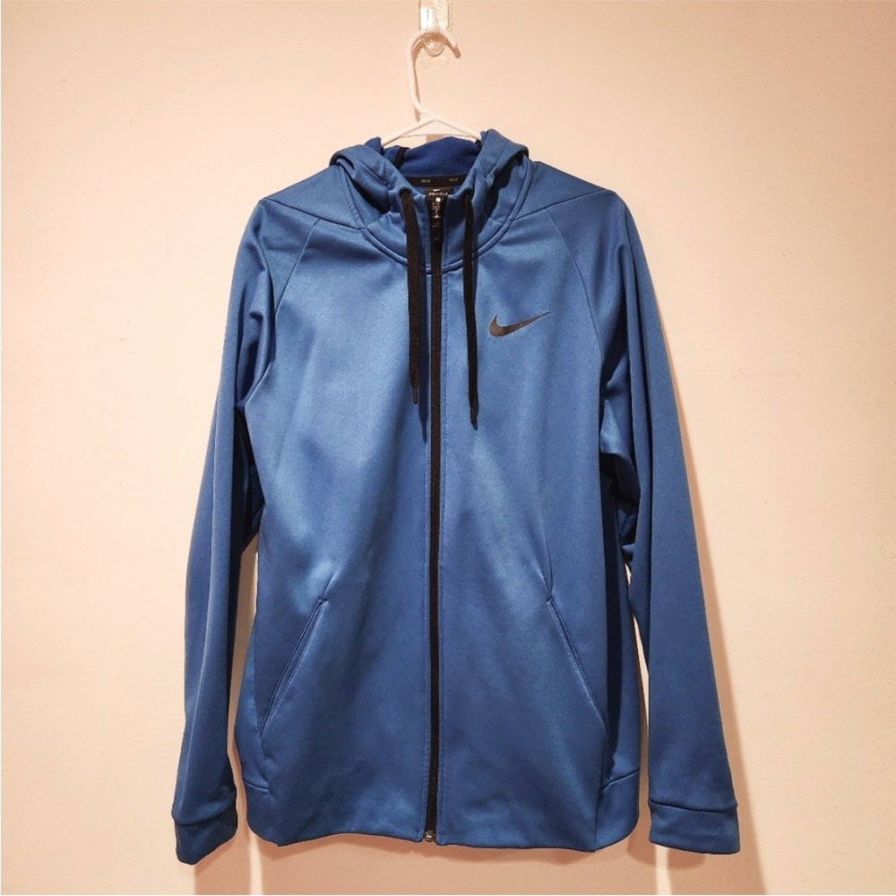 Nike Blue Performance Jacket with Hood